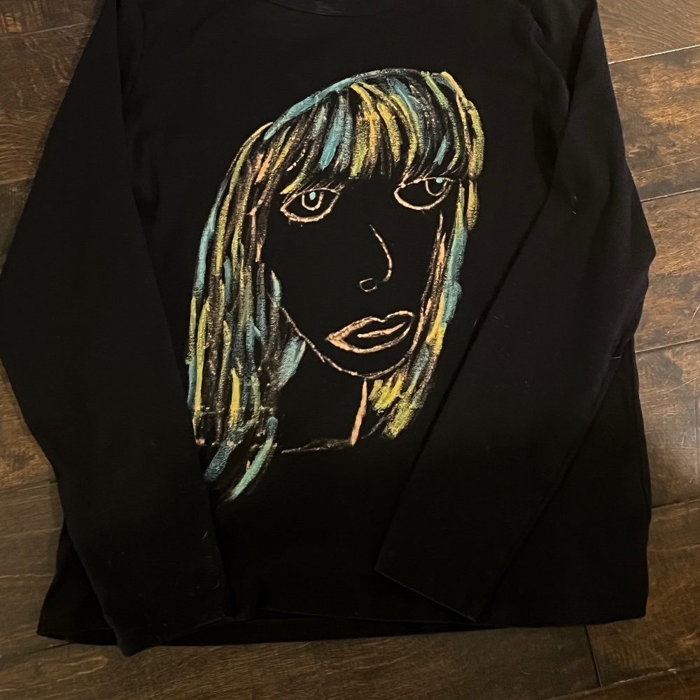 Bleach paint portrait